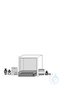 Equipment packages UB90 1x EP.ML.29237 drawer powder-coated sheet steel RAL 7035 light grey, L=...