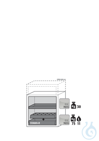 Equipment packages UB90 1x HF.ML.7275shelfpowder-coated sheet steelRAL 7035...