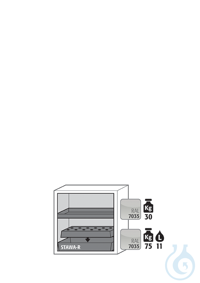 Equipment packages UB90 1x HF.ML.19443shelfpowder-coated sheet steelRAL 7035...
