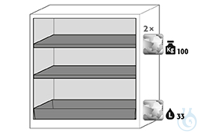 Equipment packages CS 2x HF.I.24769_Nshelf standardsheet steel galvanised,...