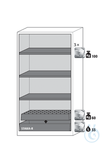 Equipment packages CS 3x HF.I.24769_Nshelf standardsheet steel galvanised,...