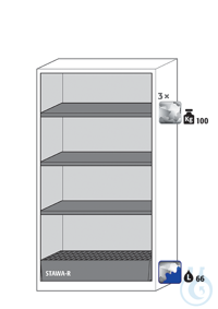 Equipment packages CS 3x HF.I.24769_Nshelf standardsheet steel galvanised,...