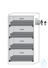 Equipment packages CS 4x HF.I.25312_Npull-out shelf AbZsheet steel...