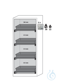 Equipment packages CS 4x HF.I.25311_Npull-out shelf AbZsheet steel...