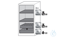 Equipment packages CS 2x HF.I.24663_Nshelf standardsheet steel galvanised,...