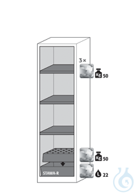 Equipment packages CS 3x HF.I.24663_Nshelf standardsheet steel galvanised,...