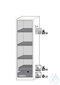 Equipment packages CS 3x HF.I.24664_Nshelf standardpowder-coated sheet...