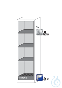 Equipment packages CS 3x HF.I.24663_Nshelf standardsheet steel galvanised,...