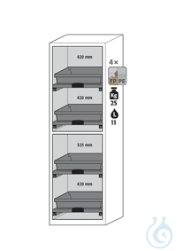 Ausstattungspakete SL 4 Tablarauszüge (2 oben / 2 unten)Information/Gruppe:...