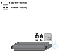 drawer sh.steel lam. for UB90 B1100 820x608x91 drawersheet steel...