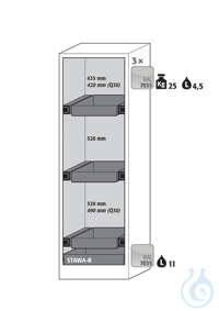 Equipment packages Q90 3x HF.I.22805_Ndrawer (standard)powder-coated sheet...