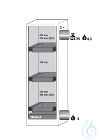 Equipment packages Q90 3x HF.I.22806_Ndrawer (standard)stainless steel...