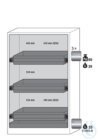 Equipment packages Q90 3x HF.I.22847_Ndrawer (standard)stainless steel...