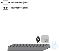 perforated insert sh.steel lam. for Q90/Q30 B1200 1017x482x66 Perforated...