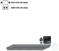 sump inliner for shelf PE raw for Q90/S90 B1100 1043x435x50 Sump inlinerfor...