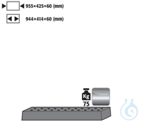 perforated insert st.steel 1.4301 raw for UB90/UB30 B1100 955x425x60...