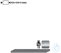 perforated insert st.steel 1.4016 raw for UB90/UB30 B1100 925x436x9...