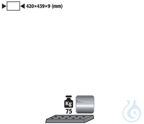 perforated insert st.steel 1.4016 raw for UB90/...