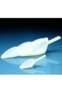 Schaufel PE-HD 15 ml/70 mm weiss. Feste, bruchsichere und...