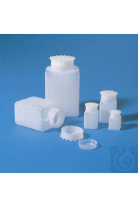 Wh.-Flasche PE-LD/PE-HD 25 ml natur/durchscheinend, rechteckig, besonders...