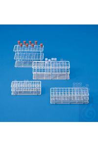 Reagenzglas-Gestell ø 17 mm 4x12 mit starkem, weissem...