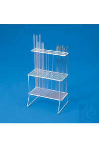 Pipettengestell weiss mit starkem, weissem Epoxi-Polyester-Überzug, für...