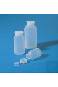 Weithals-Flasche PE-LD 50 ml natur/durchscheinend, mit Schraubverschluss und...