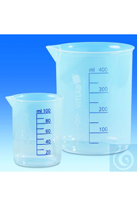 Becher/Messbecher PP 10 ml hochtransparent, nach ISO 7056, aus spez....