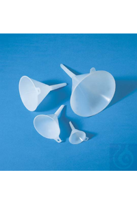 Trichter PP ø 40 mm Transparent. Schnell ablaufend durch steilen 60° Winkel....