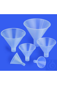 Pulvertrichter PP ø 70 mm Transparent. Mit kurzem, weitem Auslauf. Zum...
