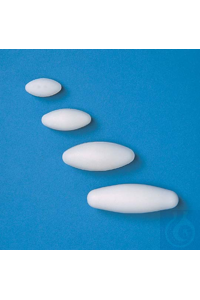Oval Magnet-Rührer PTFE ø 19x70 mm mit dauermagnetischem Kern und starkem,...