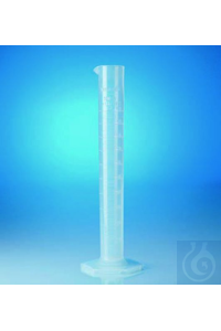 Messzylinder PP 10 ml hochtransparent, nach DIN 12681 und ISO 6706. Mit...