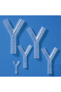 Y-Stück PP ø 4 mm natur/durchscheinend. Autoklavierbar bis +121°C.Für den...