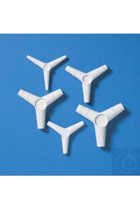 3-Weg Schlauchverbindung PP ø 4-6 mm weiss, mit konischen Enden....