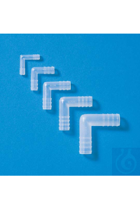 Winkelstück 90° PP ø 4 mm natur/durchscheinend.Autoklavierbar bis +121°C.Für...