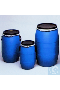 Weithals-Fass PE-HD 120 lt blau, lichtundurchlässig und physiologisch...