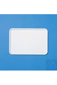 Tablett SAN 200x150x20 mm weiss, in stabiler Ausführung, als Serviertablett...