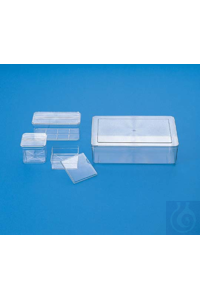 Dose PS 0,5 lt Dose und Deckel transparent. Art. 0882 aus SAN.