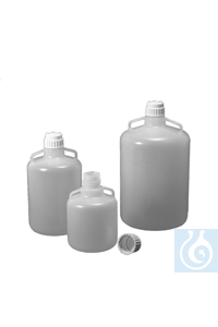 Laborflasche PP 10 lt natur/durchscheinend, in starker Ausführung, mit...