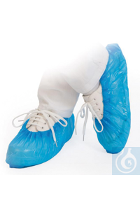 Schuh-Überzüge CPE 41 cm blau, detektier Detektierbar - wird vom...
