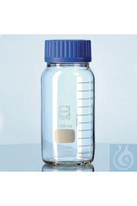 Laborflasche 500 ml Borosilikatglas, GLS Mit leicht ablesbarer Graduierung...