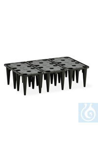 PE-Rost zu Auffangwannen 400x400x170mm Selbsttragende, gelochte Roste zu...