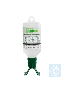 Augenspülflasche DUO gefüllt, 500ml Flasche mit steriler Natriumchloridlösung...