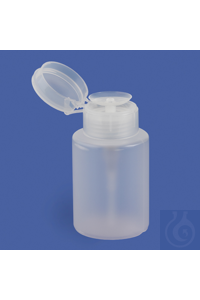 Dispenser-Pumpflasche 150 ml (PP) Natur/durchscheinend. Einfache Ausführung...