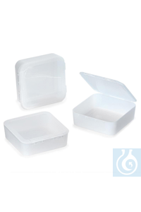 Verpackungsbox 35x35x25 mm (PP) Farbe natur, transparent. Quadratische Boxen...