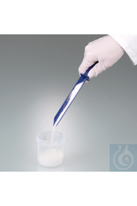 Probenspatel blau, PS Die detektierbaren Spatel SteriPlast® aus blauem...