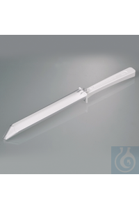 Probenspatel mit Hülse 150mm, PS Der Einwegspatel aus Polystyrol wird im...
