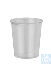 Probenbecher PS 1000 ml transparent Preiswerter transparenter Einwegbecher...