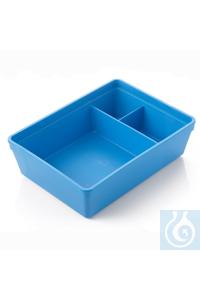 Instrumententablett PP 3 Fächer 181x134x Langlebige Tabletts für Instrumente...