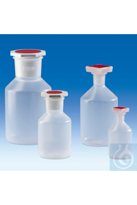 Eh.-Steilbrustflasche PP 1000 ml natur/durchscheinend, starke Ausführung, mit...